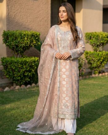 Mauve Lavender Banarsi