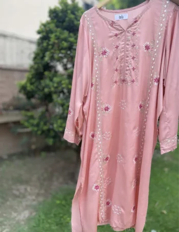 Candlelight Peach Kurta